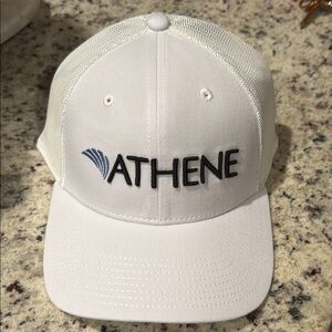 Men’s Athene White Mesh Cap